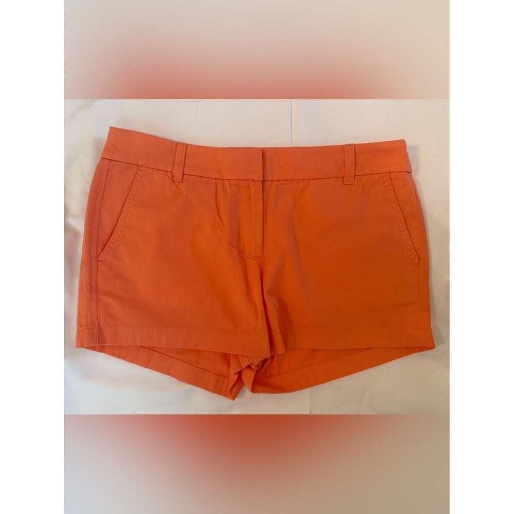 J. Crew Bright Orange Cotton Shorts